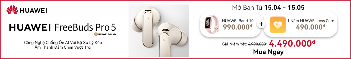 Tai nghe không dây Huawei Freebuds Pro 5 (ANC)