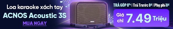 Loa karaoke xách tay ACNOS Acoustic 3S - Chỉ có tại CellphoneS