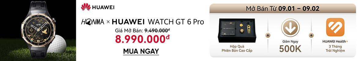 Đồng hồ thông minh HONMA X Huawei Watch GT6 Pro
