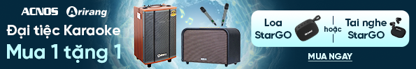 ĐẠI TIỆC KARAOKE - MUA 1 TẶNG 1 Mua loa Loa Karaoke ACNOS / ARIRANG