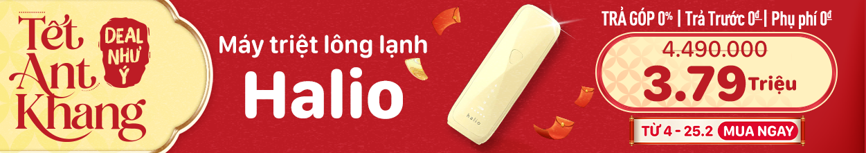 Máy triệt lông lạnh Halio SilkGlow