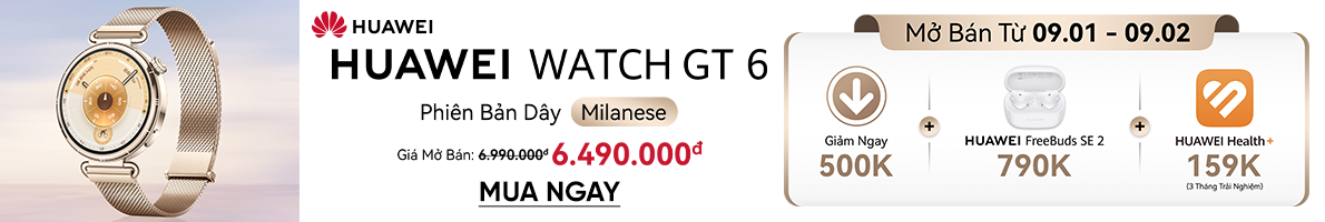 Đồng hồ thông minh Huawei Watch GT6 Dây Milanese