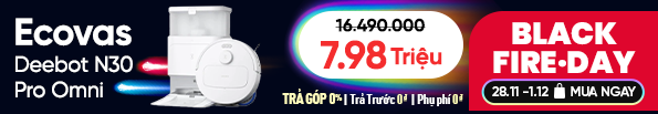 Robot hút bụi lau nhà Ecovacs Deebot N30 Pro Omni