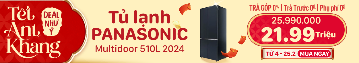 TỦ LẠNH PANASONIC MULTIDOOR 510L 2024 (NR-X561BK-VN)